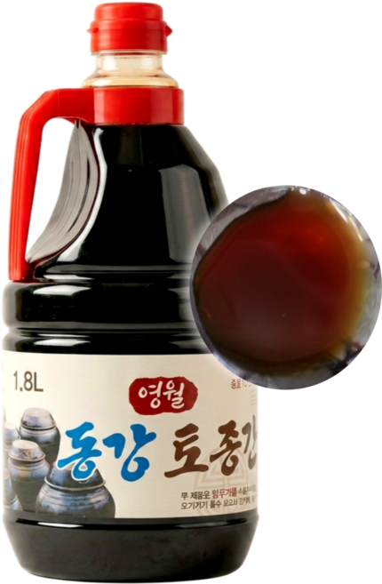 영월동강 토종 간장 1.8L 무방부제 시골 재래식 조선간장 국간장 집간장 대용량, 1개, 깊은맛