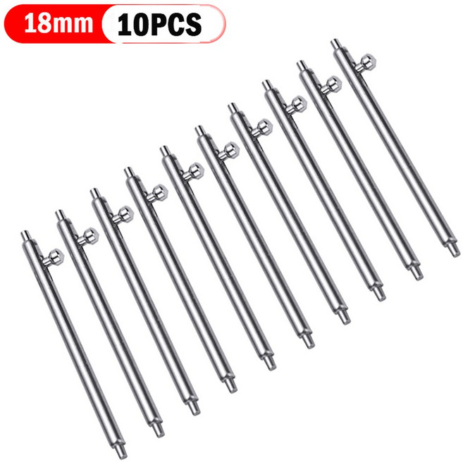 4/10PCS 시계 핀 수리 도구 키트 watch3/4/5/ 40mm 스트랩 오프너 16MM 18MM 20MM 22MM 24MM 용 퀵 릴리스, 18mm 10PCS