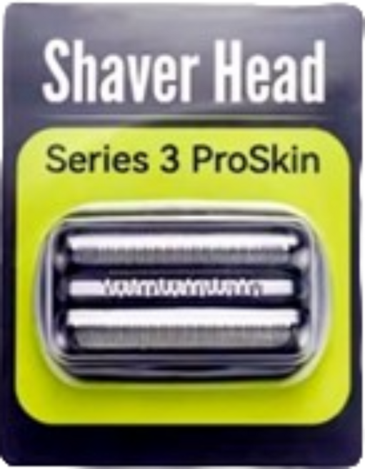 Series 3 ProSkin 刮鬍刀頭 舒適貼合 減少刺激 男士刮鬍配件, 1個, 1個裝