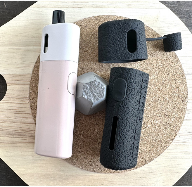 레더크레프트 아보카도베이비 전용 실리콘케이스 위생캡덮개 포함, 1개, 블랙