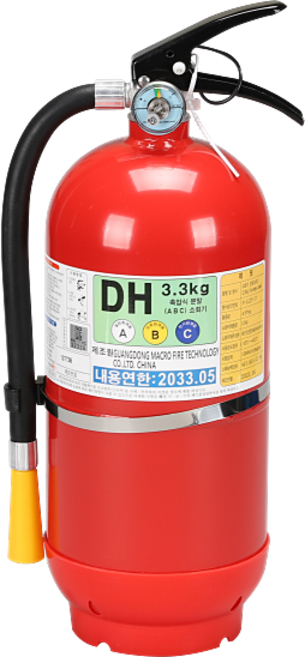 [기타]CW 소화기 3.3kg 국산 ABC 분말 가정용, CW 소화기(3.3KG), 1개