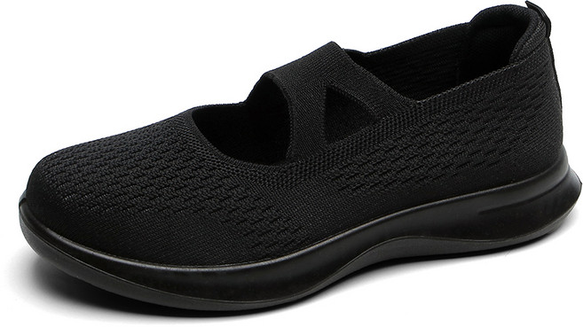 까발로 여성 니트 메리제인 슈즈 단화 슬립온 CA046