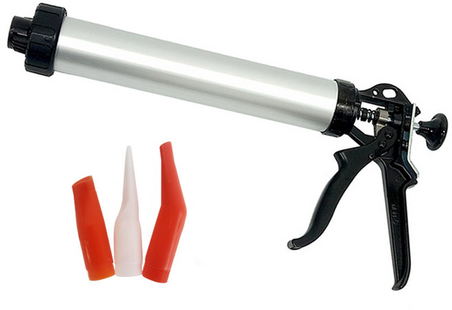 MHC 소세지 건 코킹작업 노즐 3개 포함 공압 파워 실리콘