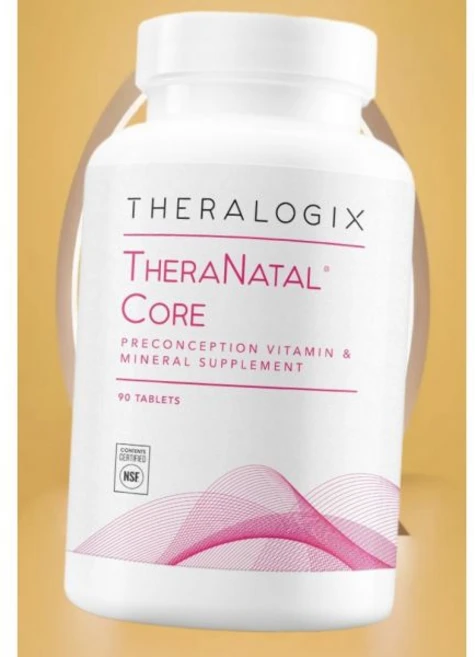 TheraNatal Core 임신 전 비타민 엽산 비타민D3 콜린 등 포함 생식력 지원 NSF 인증 미주 출, Theralogx TheraNatal Core 임신 전, 1개 - 쿠팡