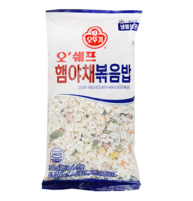 오쉐프 햄야채볶음밥, 5개, 300g