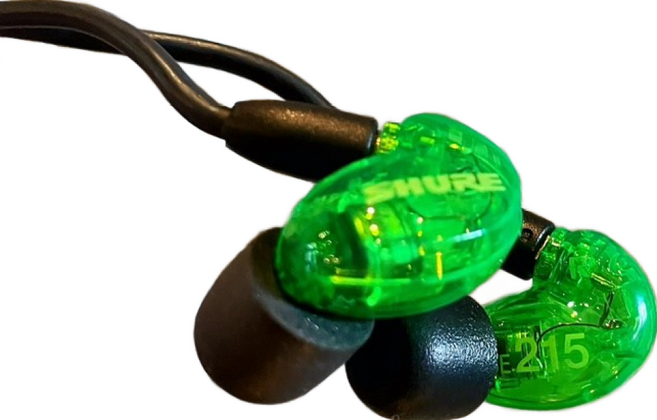 Shure SE215 綠色限量版 入耳式監聽耳機 公司貨, 不加購