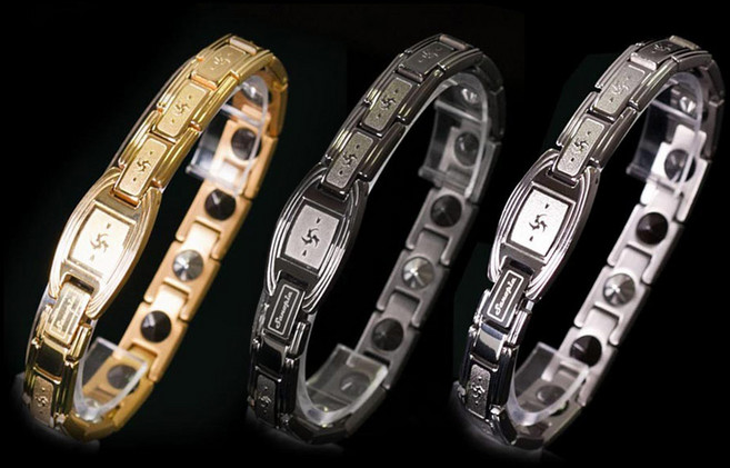 사노피아 오스틴알로하 게르마늄 티타늄 건강 팔찌 골프 야구 스포츠 패션 부모님 지인 선물 여성 남성 커플, 실버, S size, 1개