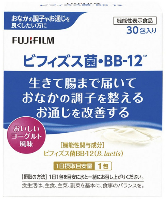 후지필름 비피더스균 BB-12 요구르트맛 30개입, 1개, 30g