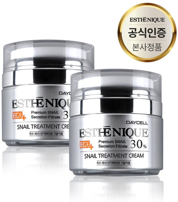 에스테니끄 피부 노화방지 주름 수분 탄력공급 뮤신 달팽이 크림 50ml, 2개