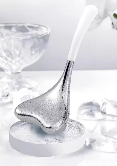 루나리에 붓기싹 아이스 스틱 진정케어 쿨링 뷰티툴, 1개, 실버색상