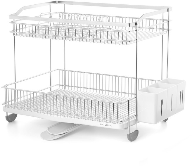 네이처닉 노블레스 올스텐 304 식기건조대, 1개, 화이트, 2단