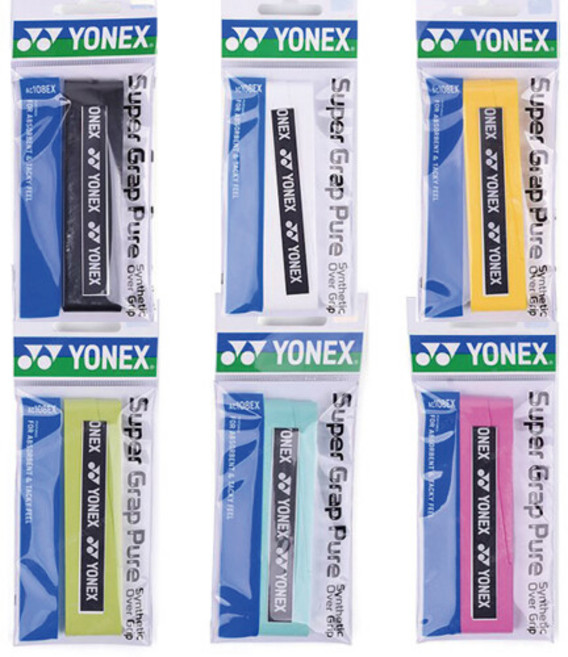 요넥스 요넥스 AC108EX 슈퍼그립 퓨어 오버그립 배드민턴 테니스그립 1개입