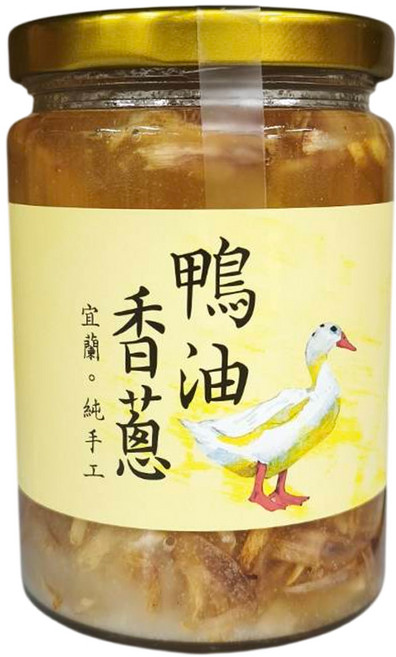 朱媽媽 手路菜 100%純鴨油, 1個, 【一罐】鴨油香蔥 / 380ML, 380ml