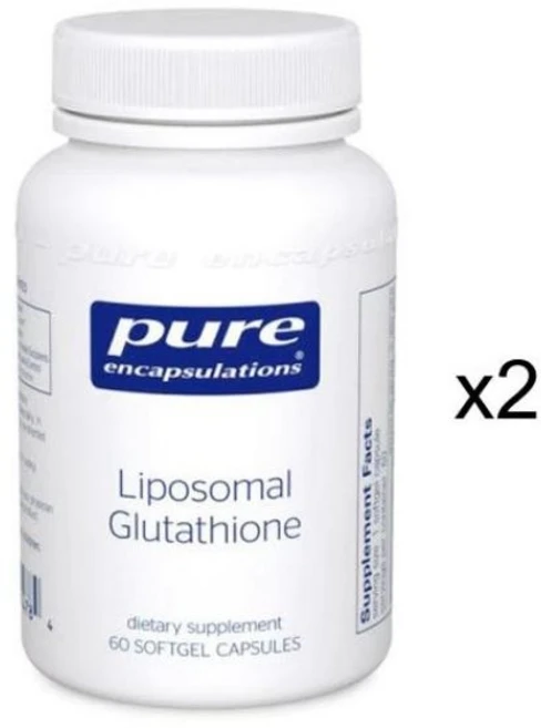 Pure Encapsulations 퓨어 인캡슐레이션 리포소말 글루타치온 소프트젤 60정 (2개월분) Liposomal Glutathione, 2개 - 쿠팡