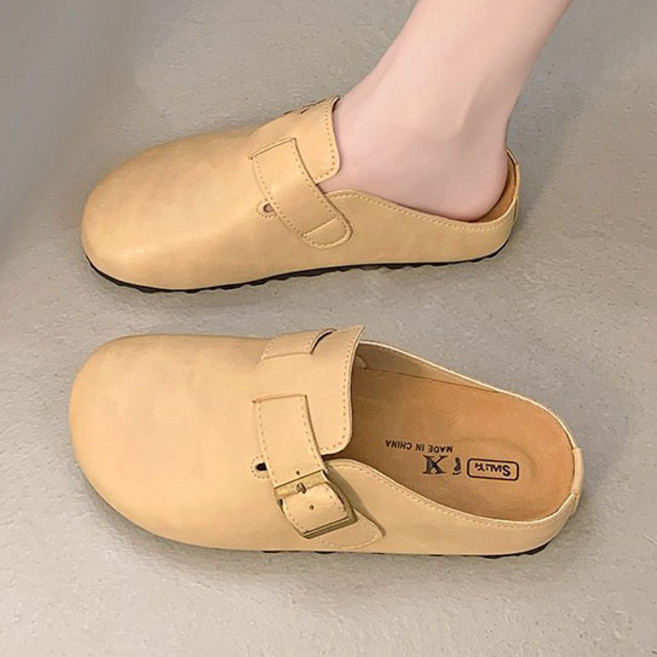 Modern Fashion 여성 발편한 뮬 샌들 베이직 단화 슬리퍼 X143