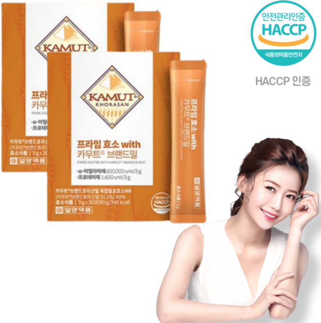 정품 카무트효소 카뮤트효소 발효 효소 고구마 스틱, 30회분, 2박스