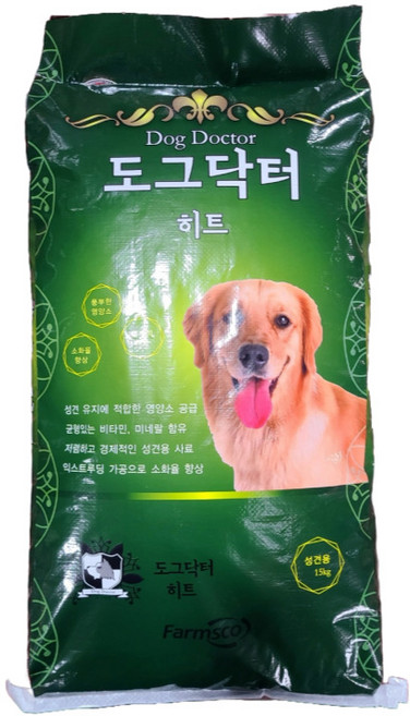 팜스코 성견용 도그닥터 히트 건식사료, 1개, 15kg