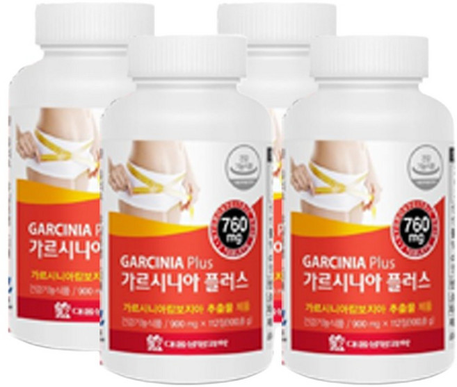 대웅생명과학 가르시니아 플러스 900mg 112정 4통, 4개