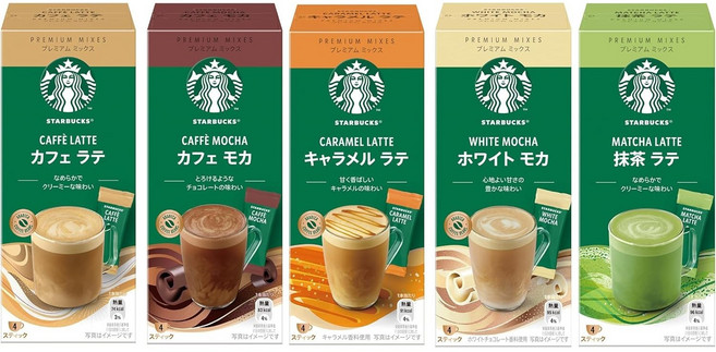 일본 스타벅스 프리미엄 믹스 5종, 5세트