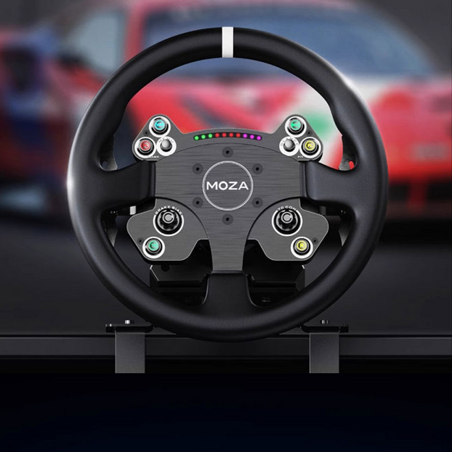 [CYLIFE] MOZA R9 V3 게이밍 레이싱 시뮬레이션 PC 프로급 180W공율 다이렉트 드라이브 핸들 페달 EXC포뮬러 핸들 F1 25게임 장치, R9 V3 베이스+CS V2P 핸들+SRP 3페달