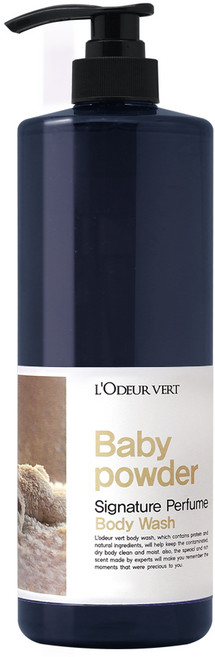 로더베르 시그니처 퍼퓸 바디워시 베이비파우더 1000g, 1kg, 7개