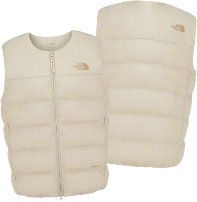 [매장판] 노스페이스 경량 패딩 조끼 여성 르위스 T 베스트 샌드 NV3NR81B