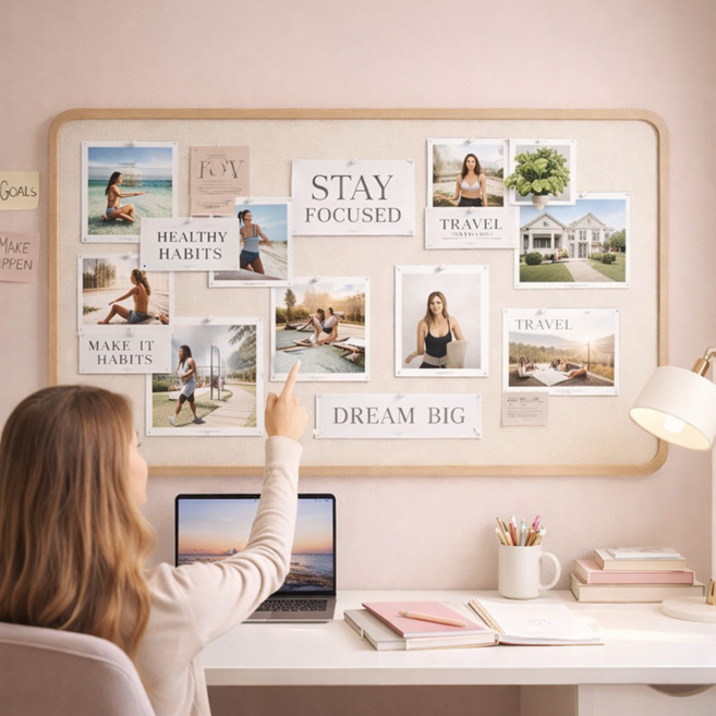 카이로스온 드림트루 비전보드 게시판 무타공 펠트 메모보드, 펠트보드