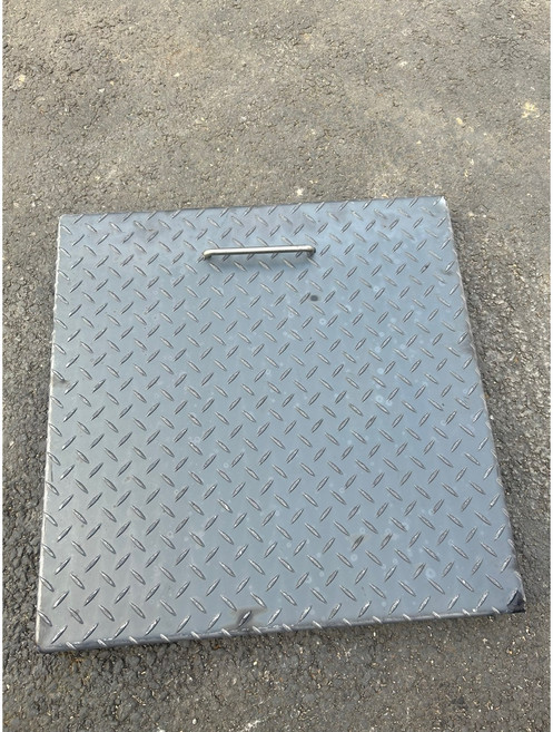 철체크판 맨홀덮개 정화조뚜껑 손잡이 1개 매립형 4.5T 500x500(mm) (높이 30mm), 600x600(mm) (높이 30mm)