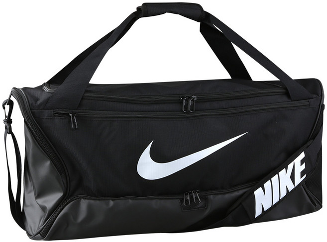 국내매장판 NIKE 나이키 브라질리아 60L 더플백 가방 헬스 운동 여행 축구 야구 농구 학생 대학생 대용량 수납 크로스백 보스턴백, 블랙
