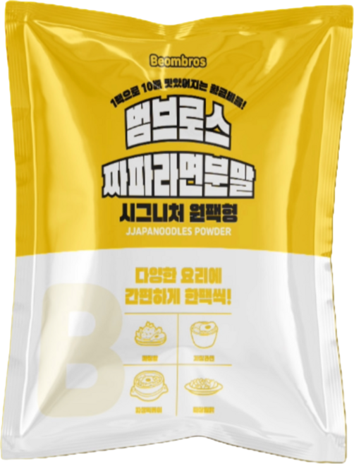 범브로스 짜파라면 분말, 35g, 100개