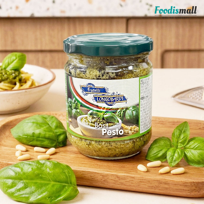 프라텔리 롱고바디 바질페스토 180g 이탈리아산, 180ml, 1개