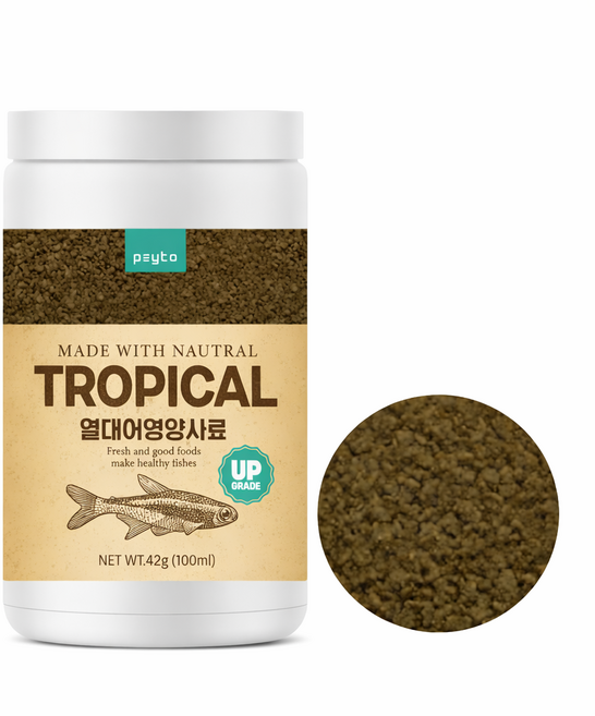 열대어영양사료 트로피칼, 1개, 100ml