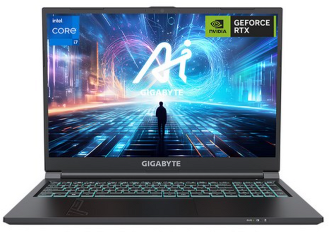 기가바이트 2024 게이밍 G6 16 코어i7 인텔 13세대 지포스 RTX 4050, Iron Gray, 1TB, 16GB, Free DOS, G6-MF-H2KR