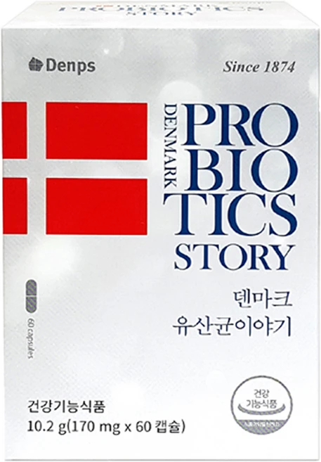 크리스찬한센 덴마크 유산균 이야기, 60정, 1박스 - 쿠팡