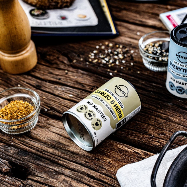 밍글 더 아이코닉 듀오 마늘과 허브, 50g, 1개