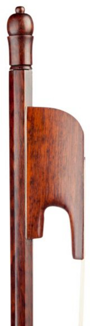 입문용기타 NAOMI 4/4 크기 Snakewood 첼로 활 바로크 스타일 활/Snakewood 개구리 흰색 Horsehair Well Balance, 1개