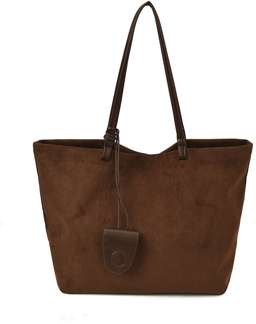 YUYIMI 빅사이즈 여성스웨이드가방 보부상숄더백+화장품 파우치