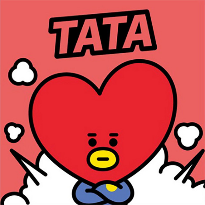 BT21 코믹 타타 (캔버스) DIY명화그리기 25x25, 단품, 1개