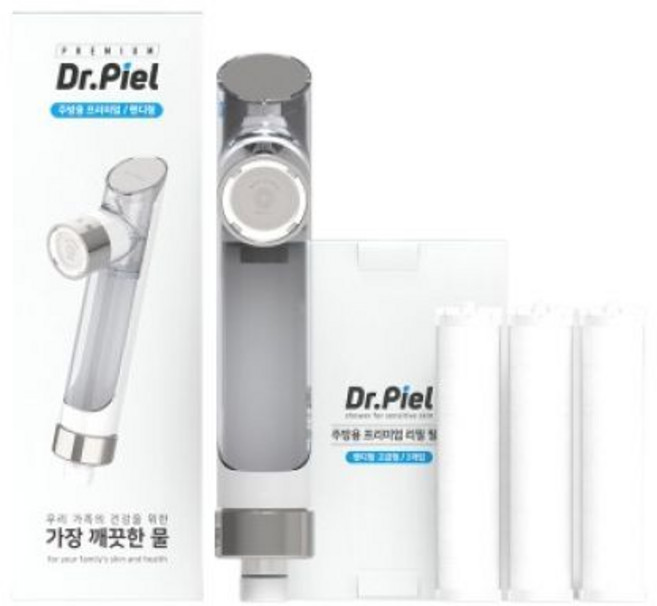 (정품) 프리미엄 주방용 1년세트 본품+형 필터(녹물+염소제거) 3ea, (정품) 프리미엄 주방용 1년세트 본품+형 필터(녹물+