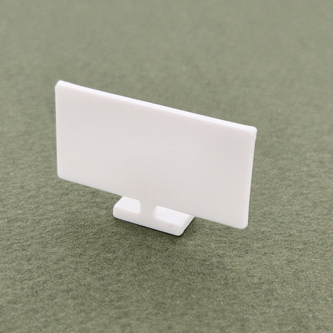 대형TV 모니터 75인치 건축모형 미니어쳐 테라리움 디오라마 가구모형 1:500 (N_275), 1:200, 1개