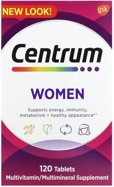 Centrum 여성 종합비타민 120정, 1개 - 쿠팡