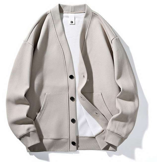 YANGTA 남성용 봄가을 시즌 패션 캐주얼 브이넥 니트 가디건