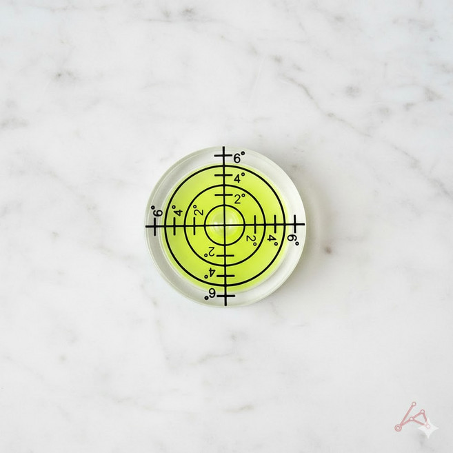 미니 원형 수평계 휴대용 기포 수평기 캠핑 diy 정밀 측정 도구 diy용품