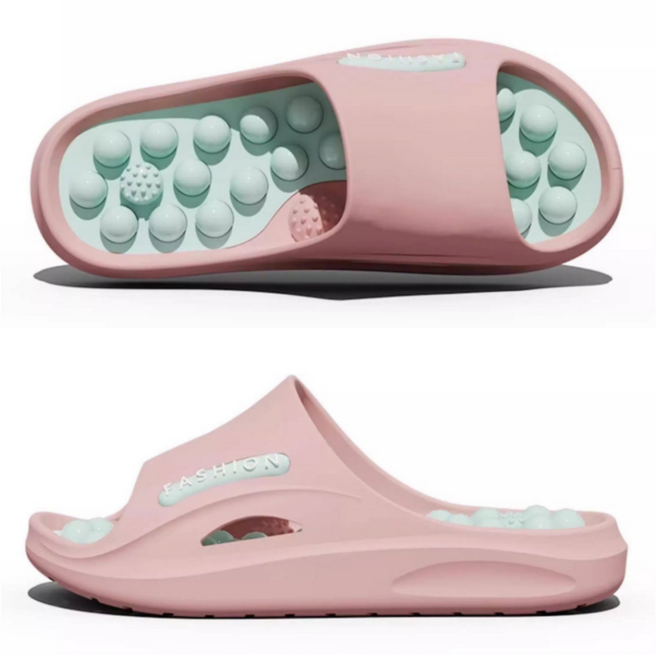 이로온 StepCare 지압슬리퍼 아치 다이어트 붓기 발바닥 마사지 족저근막염 슬리퍼