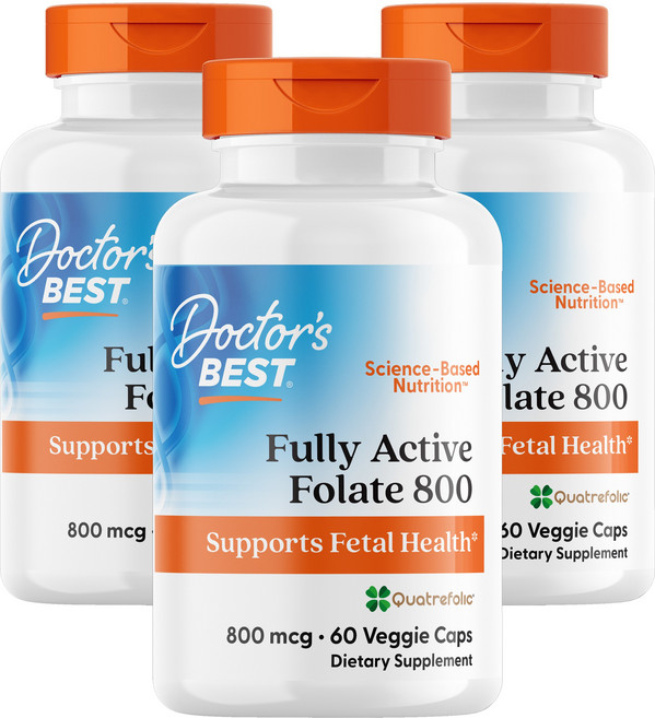 닥터스베스트 풀리 액티브 800mcg 베지캡슐, 3개, 60정