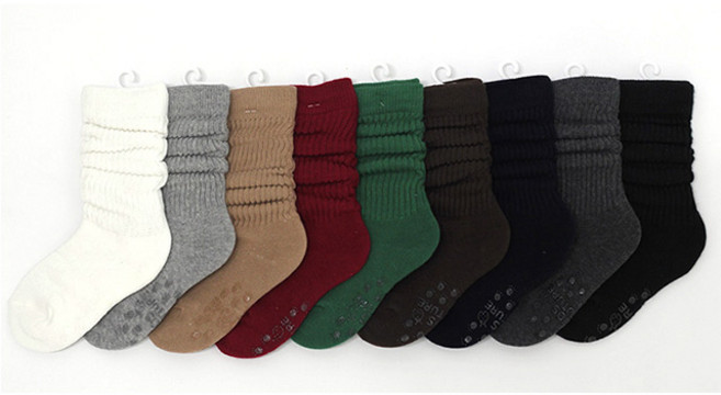 아동 골지 워머 양말