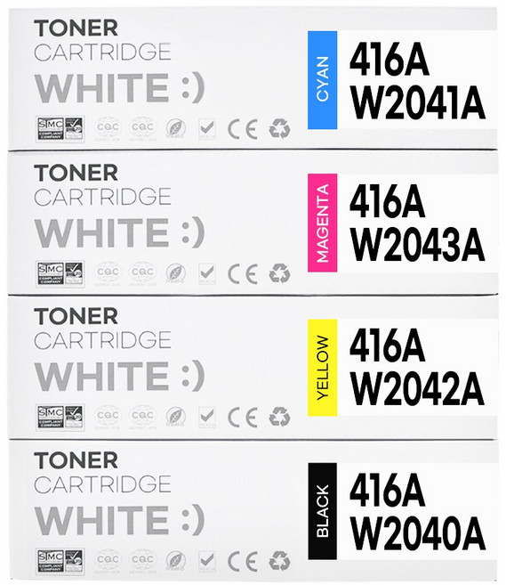 416A 표준용량 재생 호환 토너, 1개, 4색세트