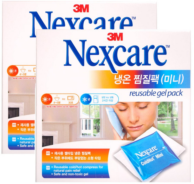 3M 넥스케어 냉온 찜질팩 미니, 2개