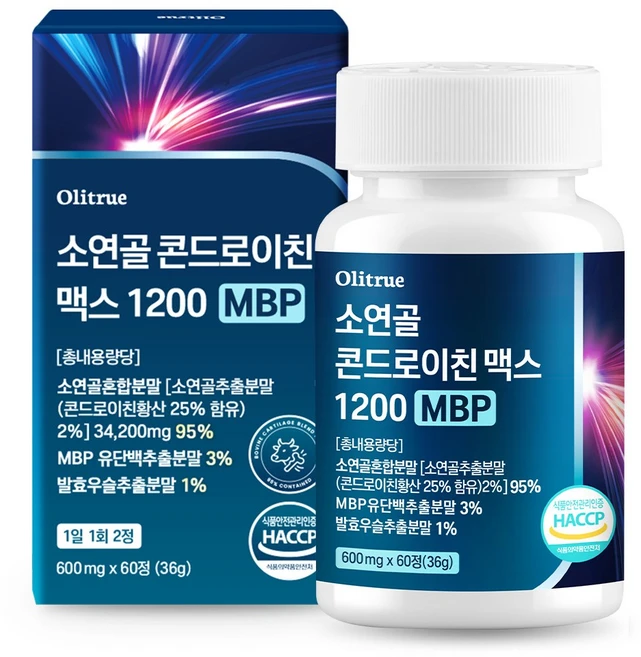 소연골 콘드로이친 mbp 95% 해썹식약처인증, 1개, 60정 - 쿠팡