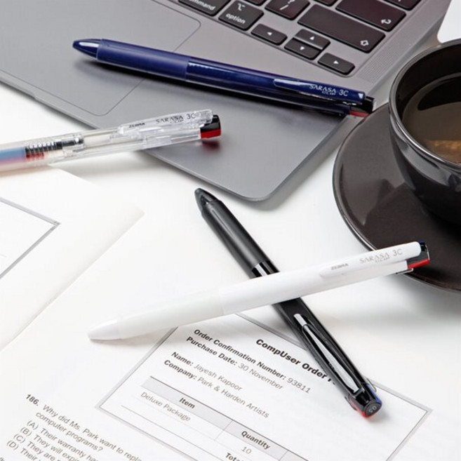 [예스24배송] 제브라 ZEBRA 사라사클립 3색 0.4/0.5mm, 0.5mm, 클리어